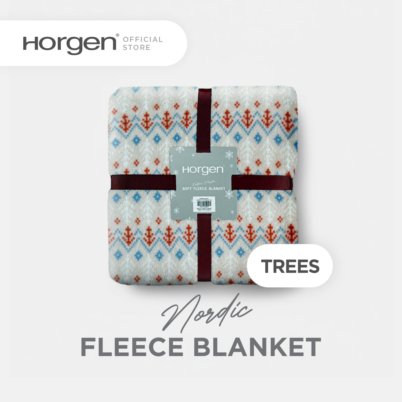 Nordic Christmas Collection, Printed Fleece Flannel Blanket Throw (1 For 1 Deal)