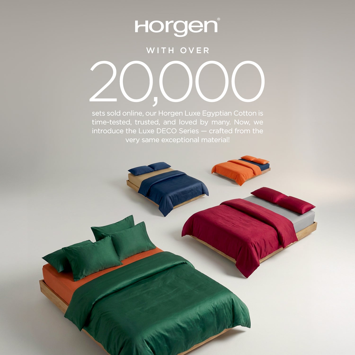 Luxe Collection, Deco Series Egyptian Cotton Pillowcases