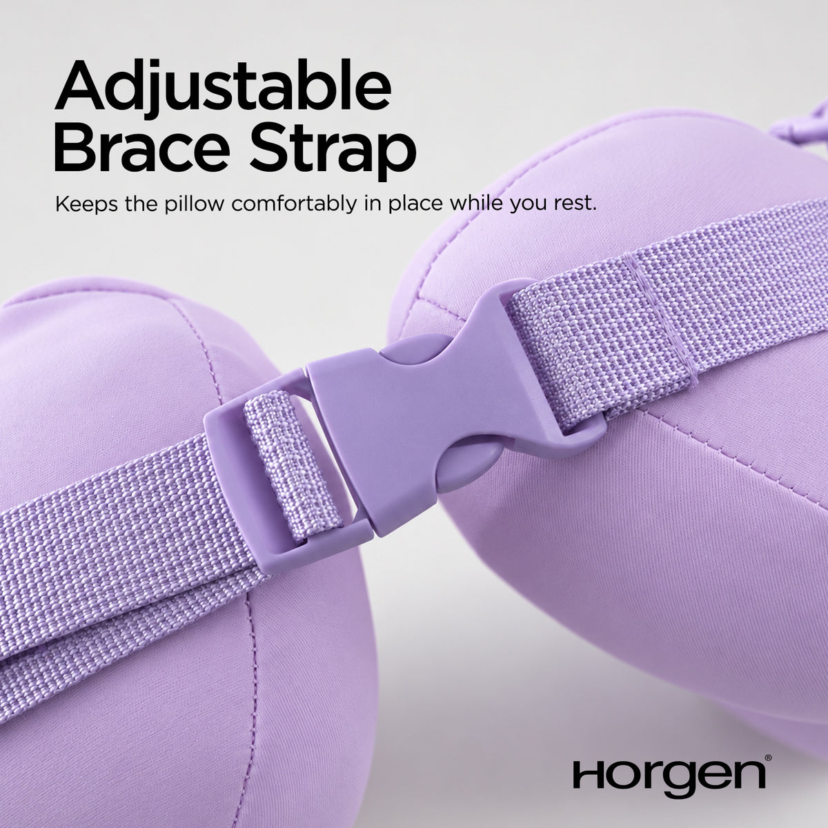 (New) Horgen Travel Memory Foam Neck Pillow and Eye Mask Set