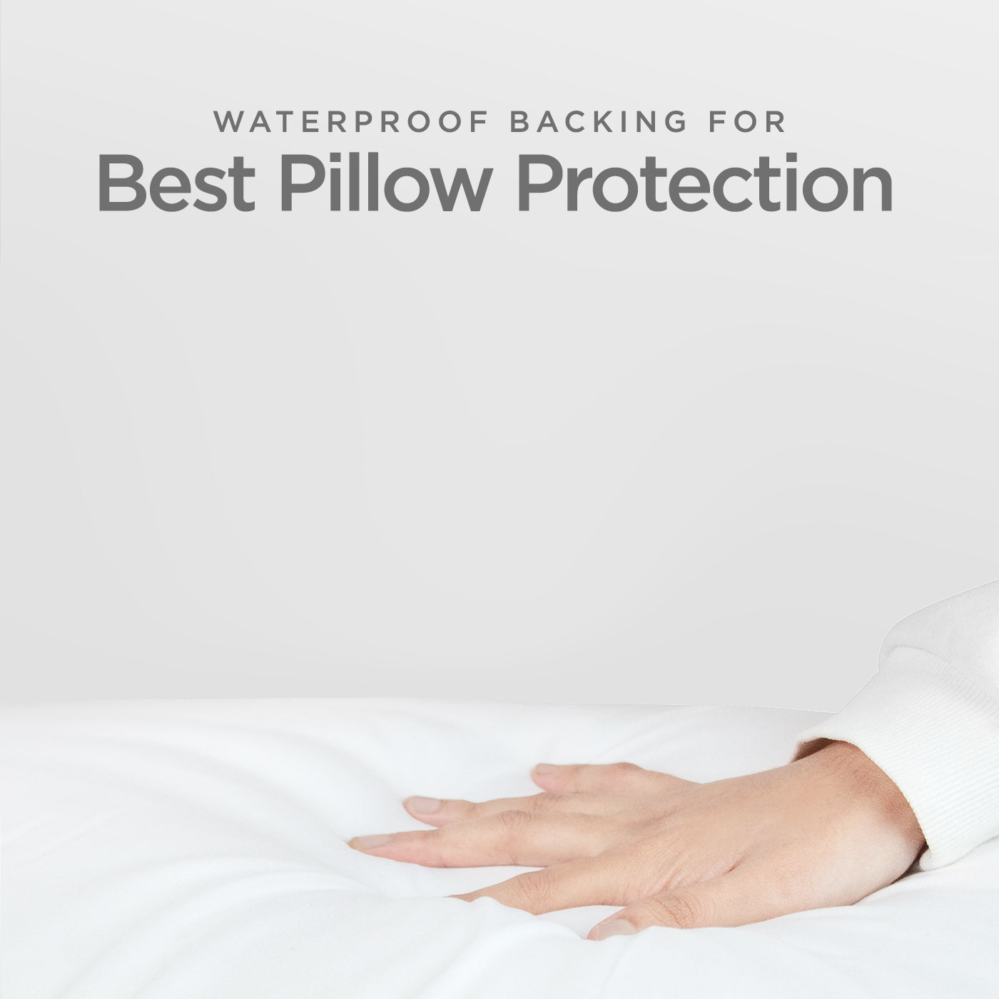 Sleep Essentials Collection, Waterproof Microfibre Pillow Protector