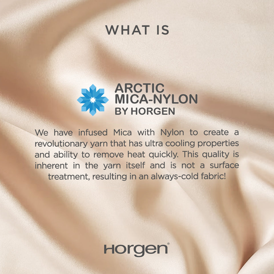 Arctic Series, Mica Nylon Duo Tone Fitted Sheet Set (Quilt Excluded)