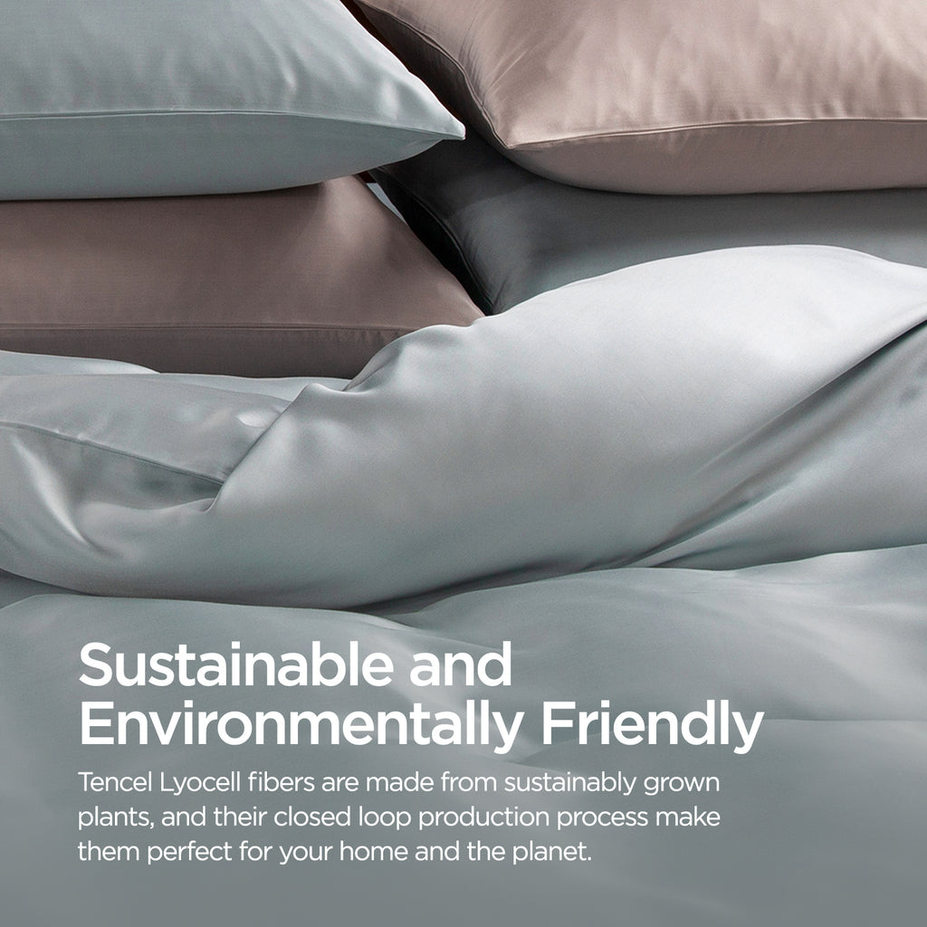 Silky Soft Series, TENCEL™ Lyocell Cara Fitted Sheet Set (Quilt Cover Excluded)