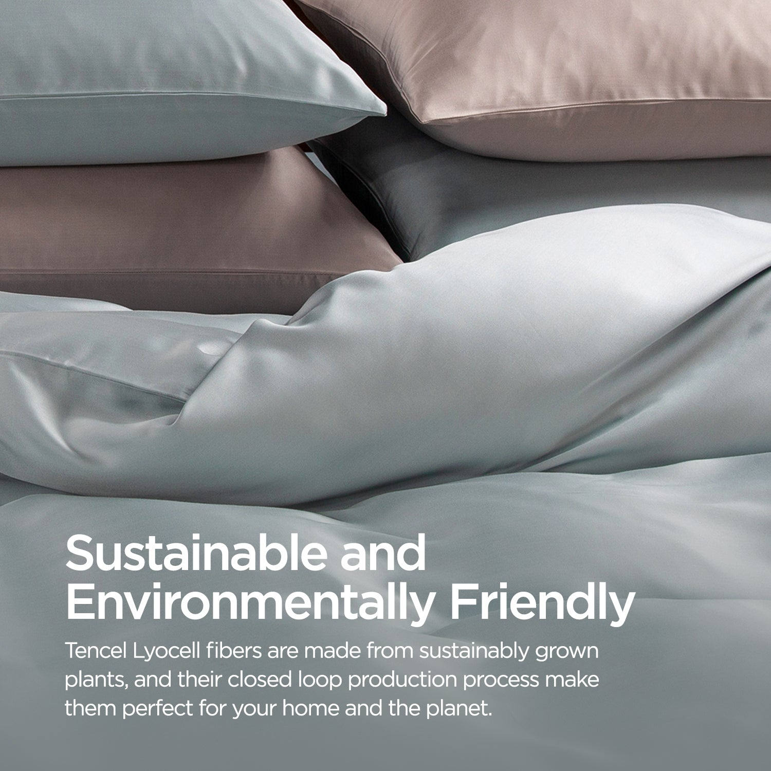 Silky Soft Series, TENCEL™ Lyocell Cara Fitted Sheet Set (Quilt Cover Excluded)