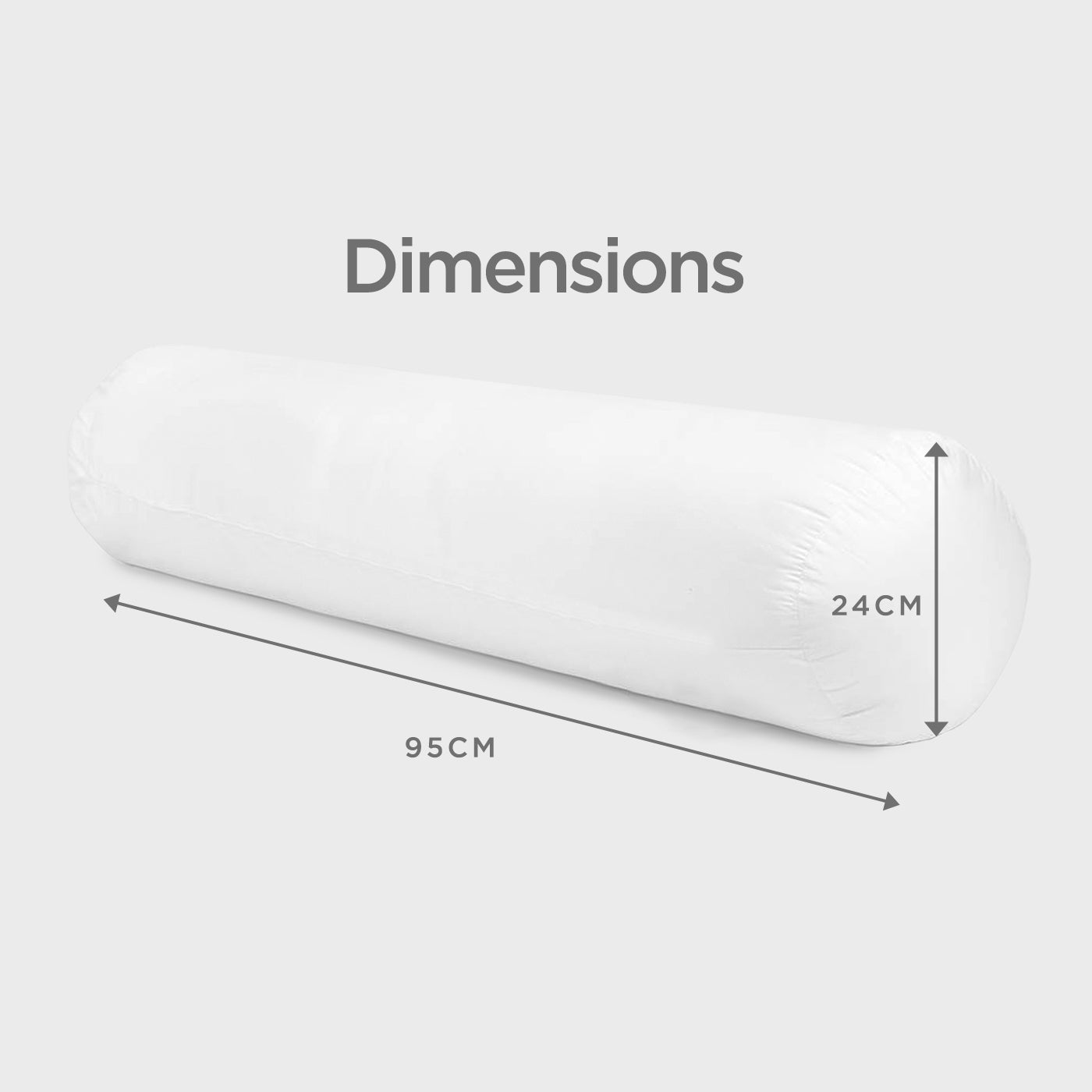 Sleep Essentials Collection, Silky Soft Mibrofibre Bolster