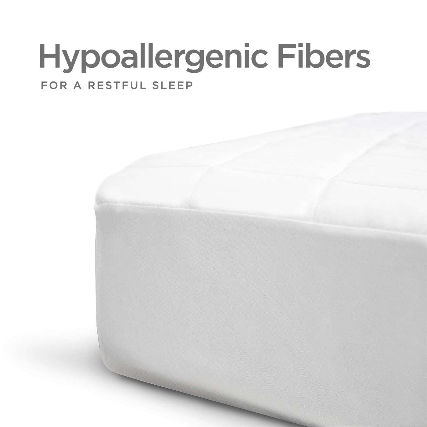 Sleep Essentials Collection, Microfibre Quilted Mattress Protector