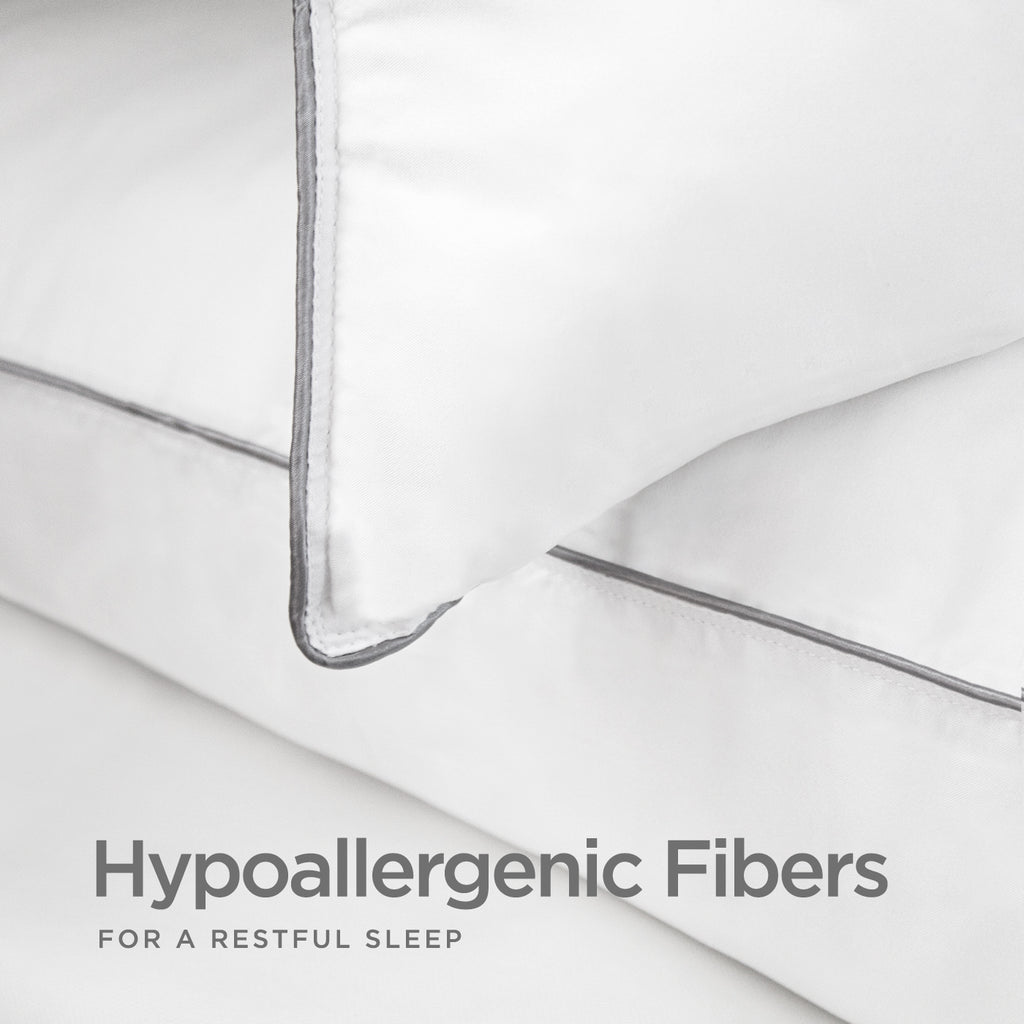 Sleep Essentials Collection, Silky Soft Mibrofibre Pillow