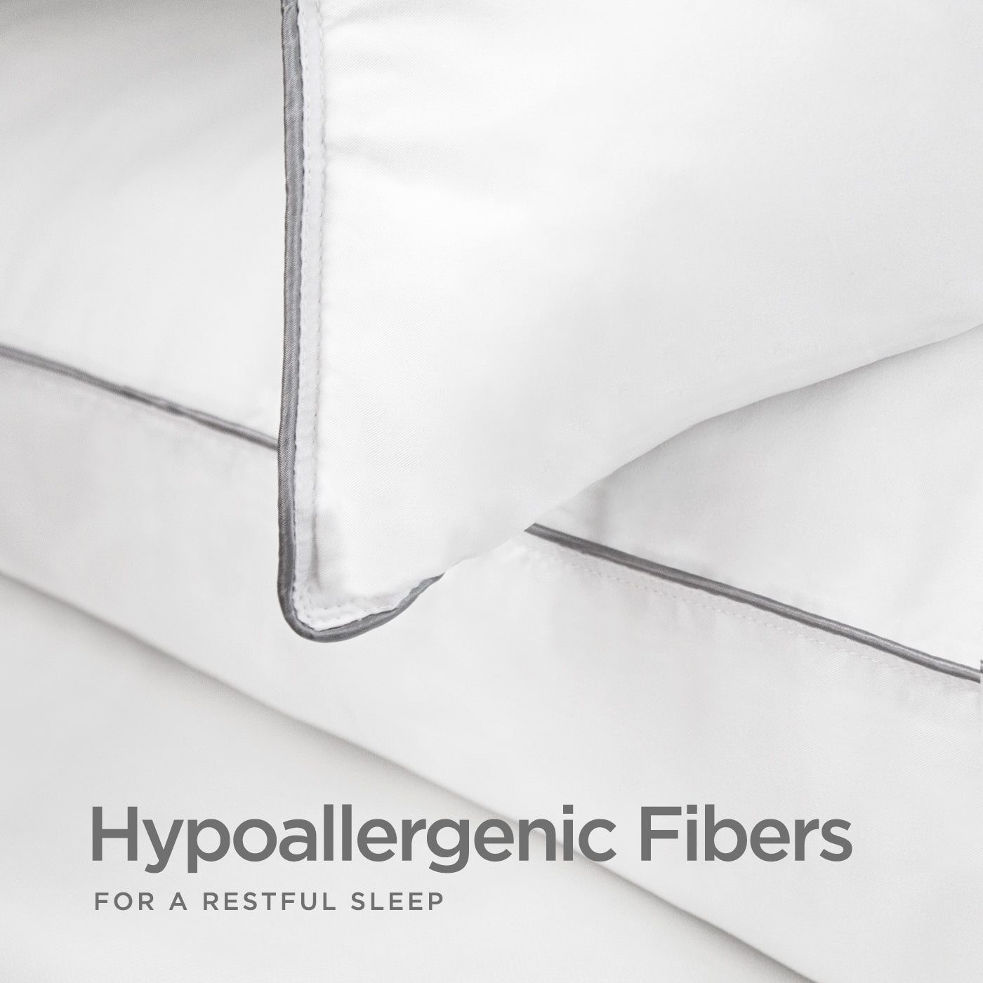 Sleep Essentials Collection, Silky Soft Mibrofibre Pillow