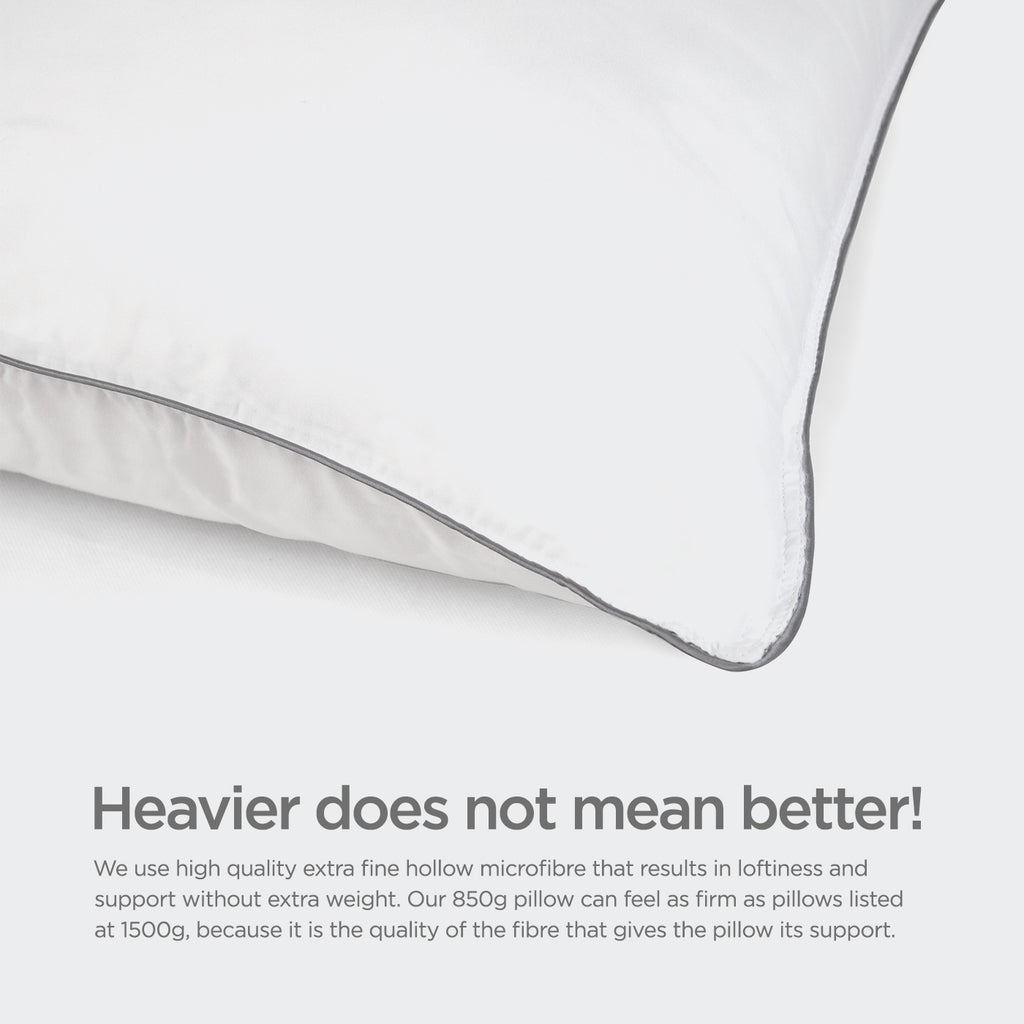 Sleep Essentials Collection, Silky Soft Mibrofibre Pillow