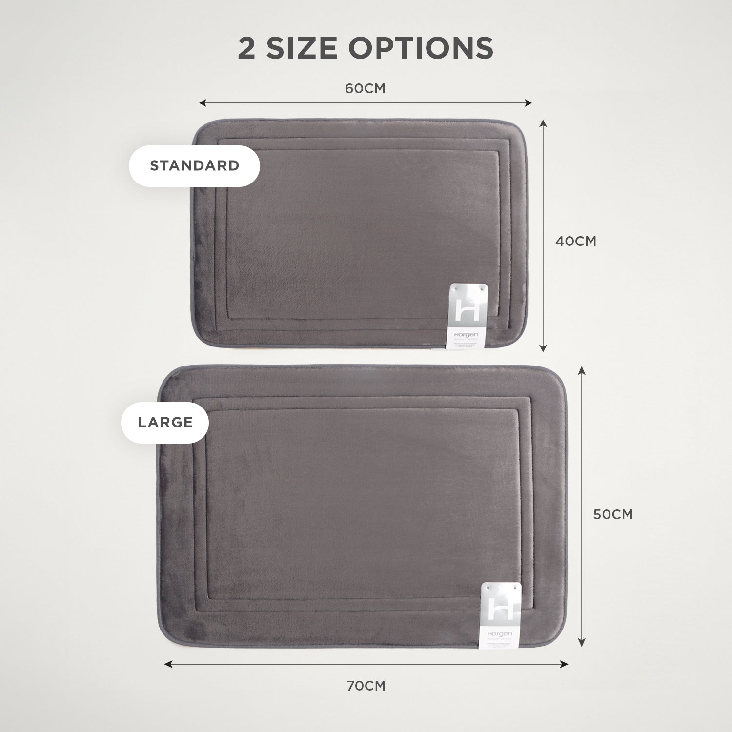 Resort Collection, Memory Foam Mat with SBR Anti Slip