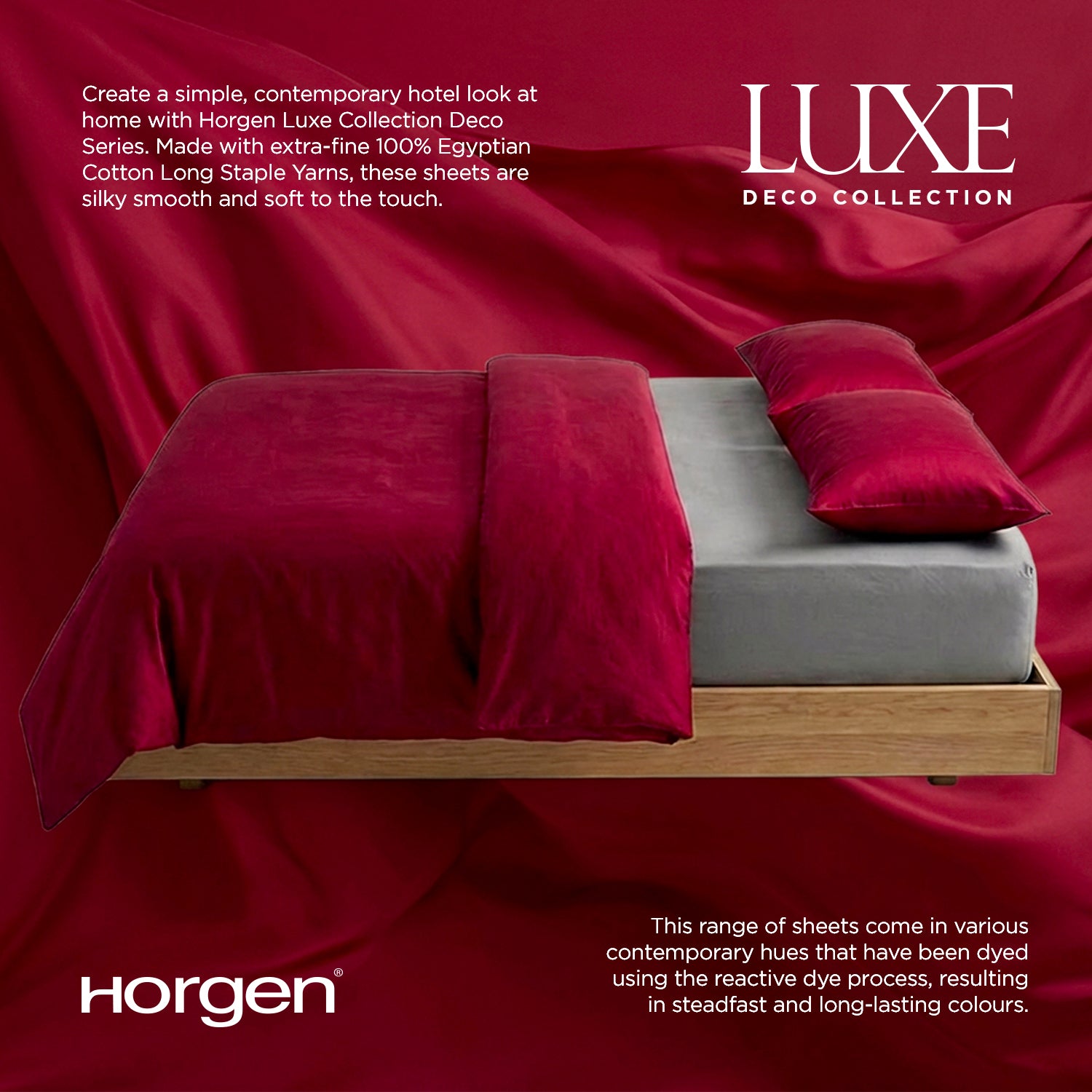Luxe Collection, Deco Series Egyptian Cotton Pillowcases