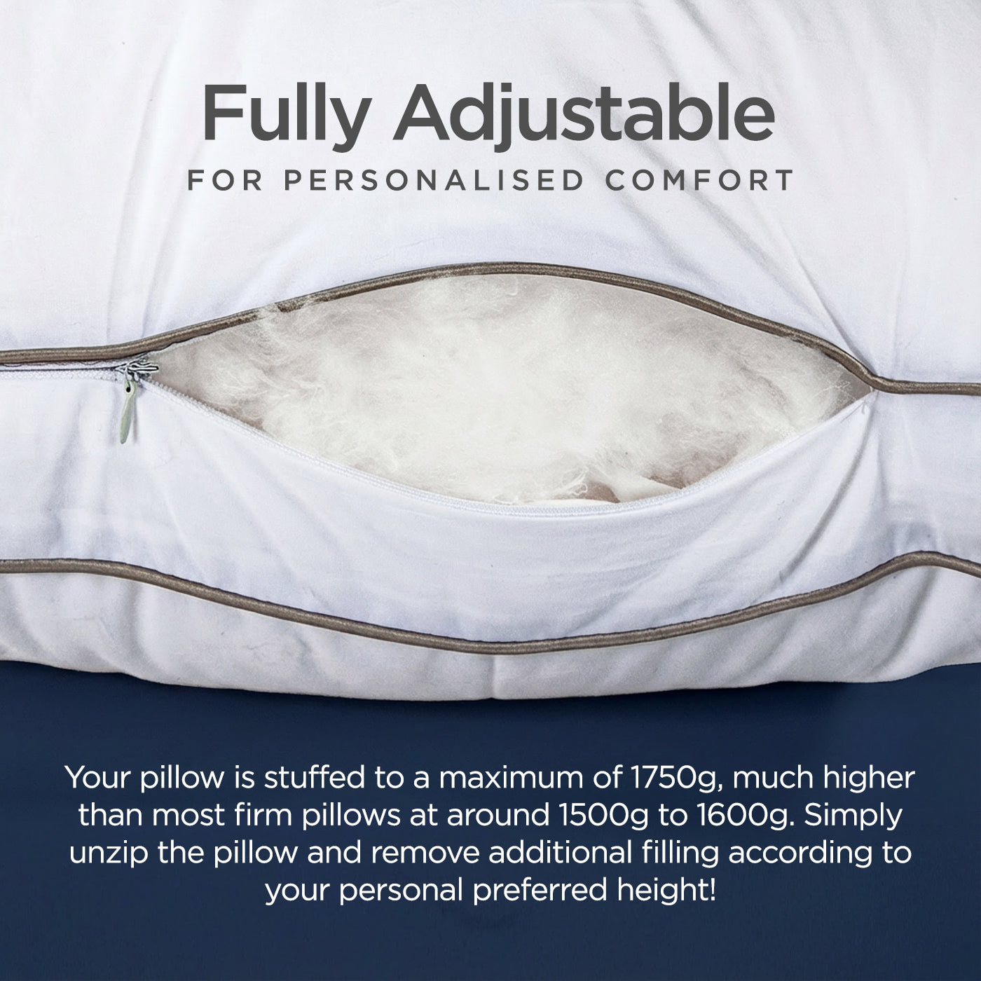 Hotel At Home Collection, Adjustable Down Like Body Pillow