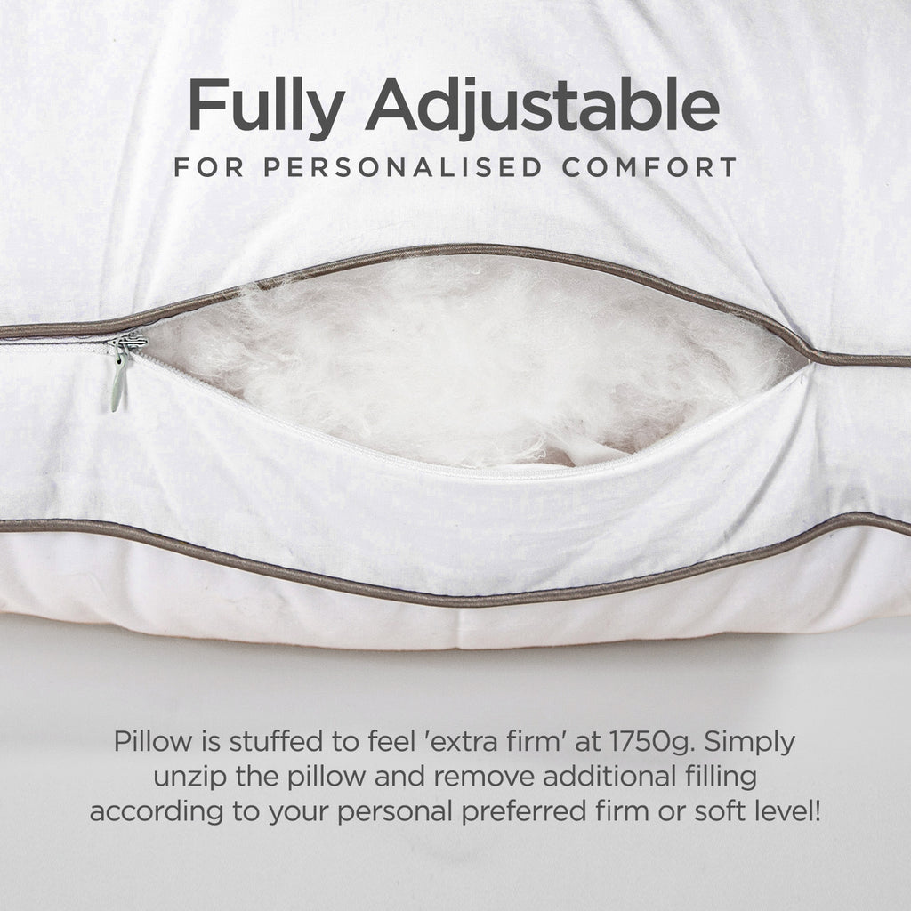 Bamboo Lyocell Collection, Adjustable Down like Pillow