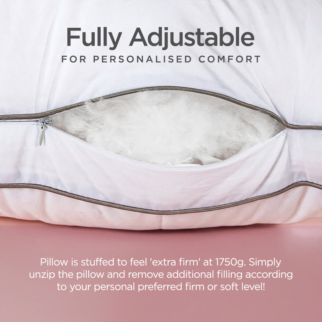 TENCEL™ Collection, Adjustable Luxury Down Like Pillow