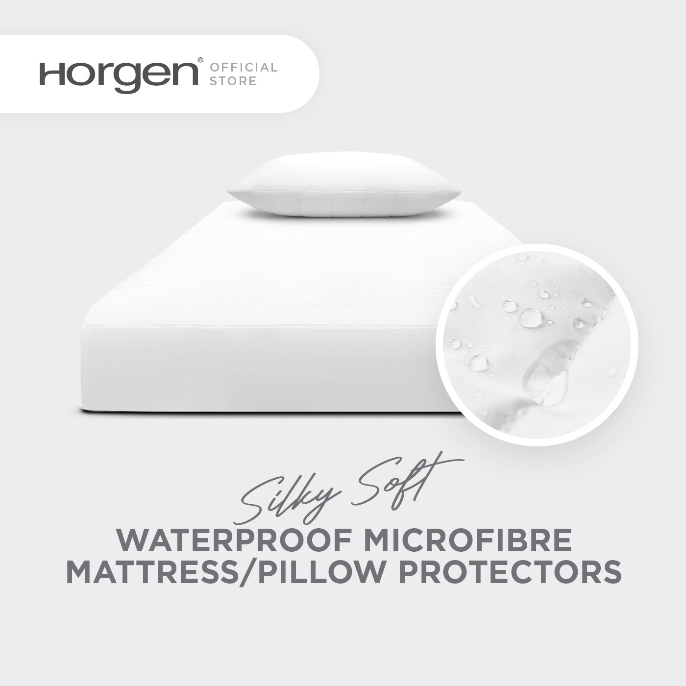 Sleep Essentials Collection, Waterproof Microfibre Mattress Protector