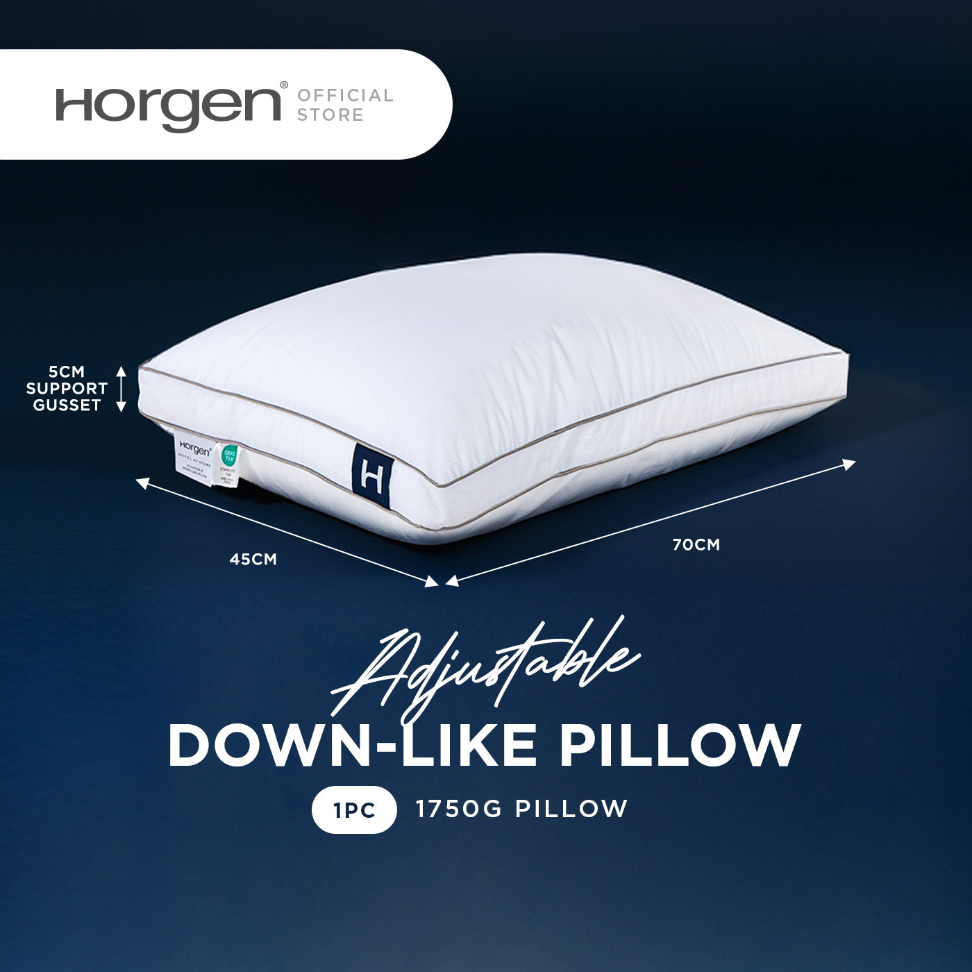 Hotel At Home Collection, Adjustable Down Like Pillow