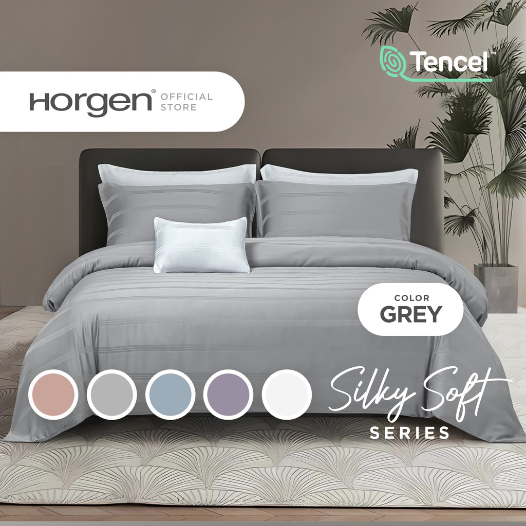 Silky Soft Series, TENCEL™ Jacquard Kyle Fitted Sheet Set (Quilt Cover Excluded)
