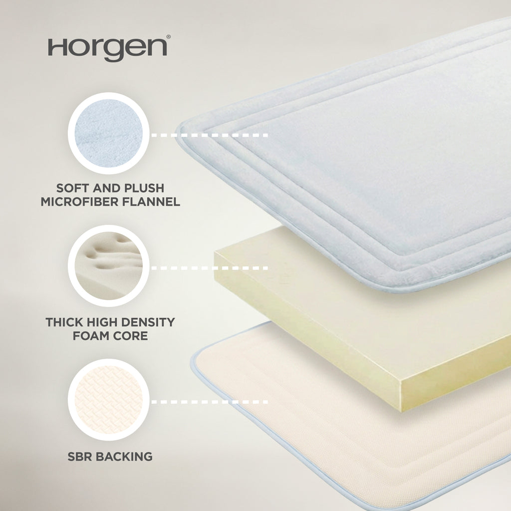 Resort Collection, Memory Foam Mat with SBR Anti Slip