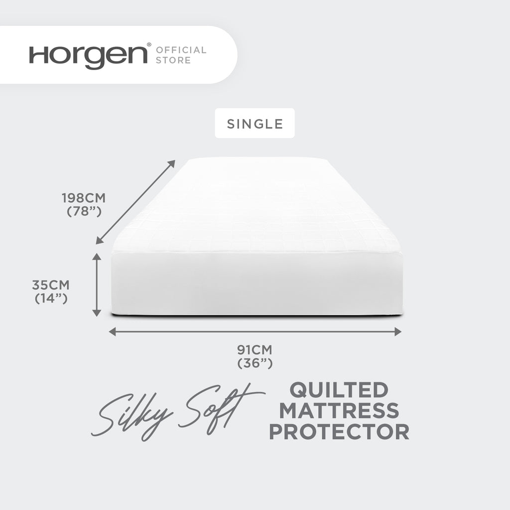 Sleep Essentials Collection, Microfibre Quilted Mattress Protector