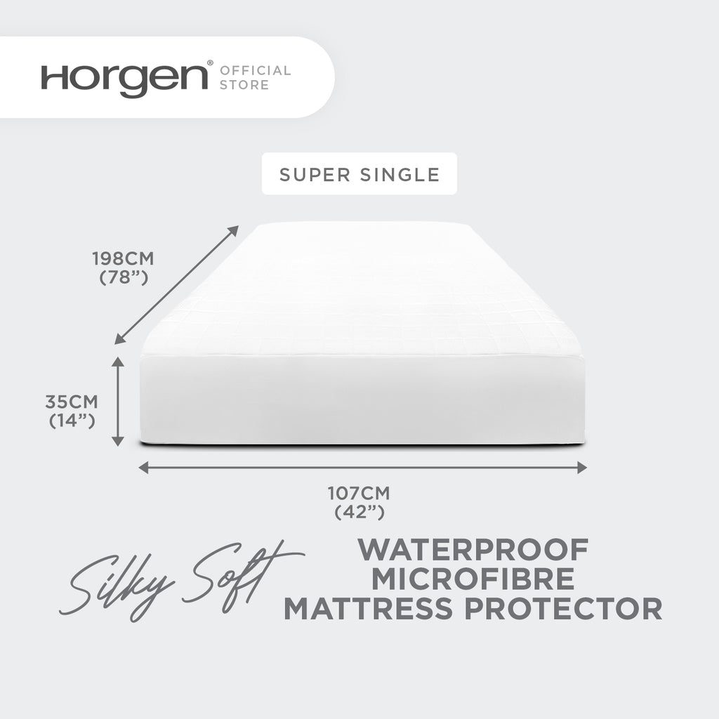 Sleep Essentials Collection, Waterproof Microfibre Mattress Protector