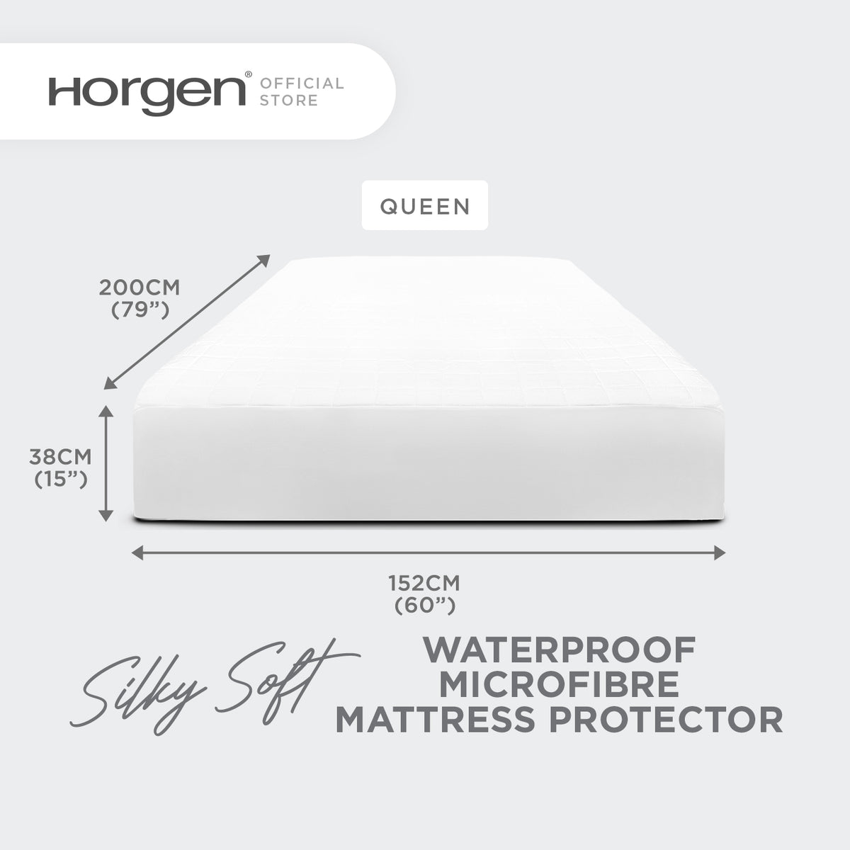 Sleep Essentials Collection, Waterproof Microfibre Mattress Protector