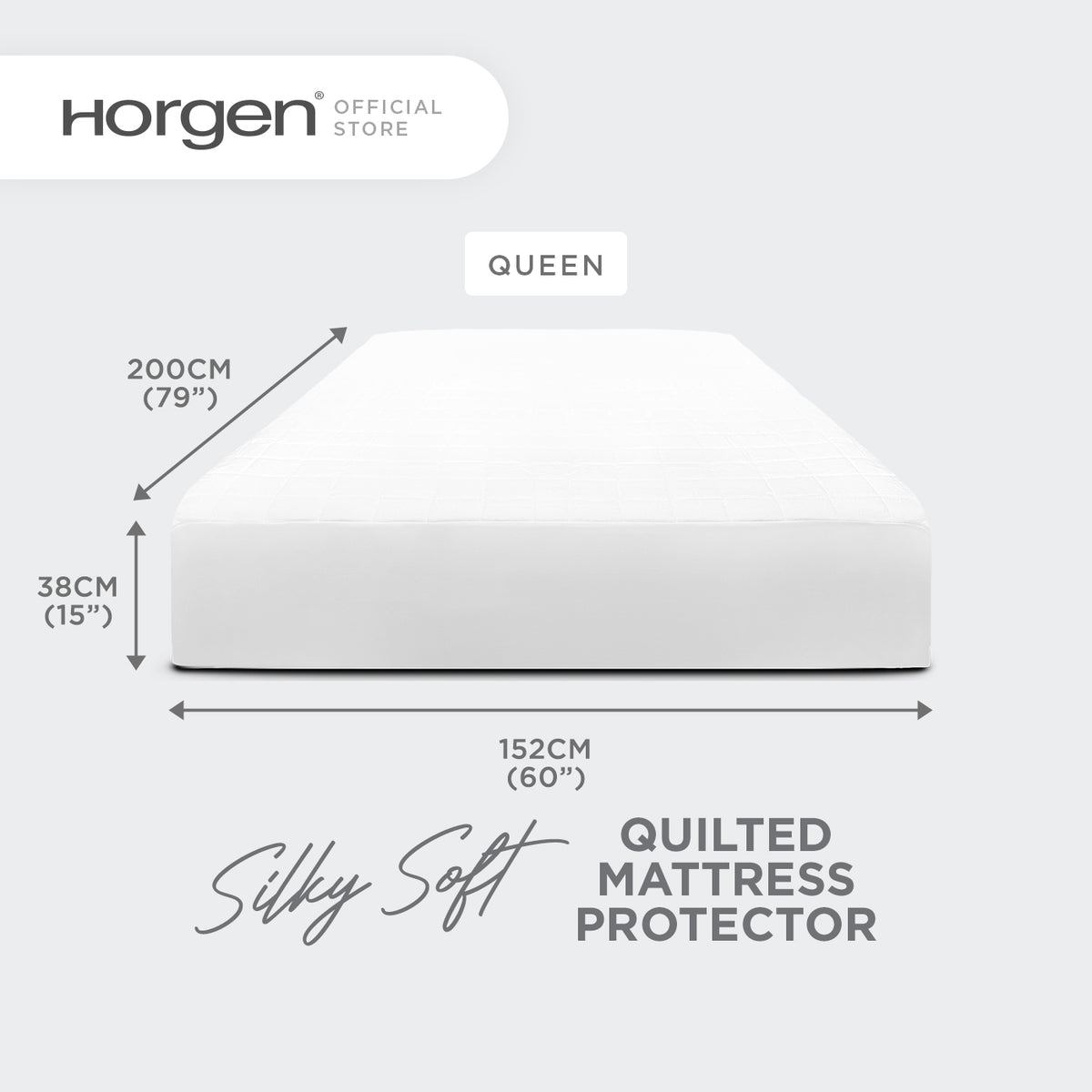 Sleep Essentials Collection, Microfibre Quilted Mattress Protector