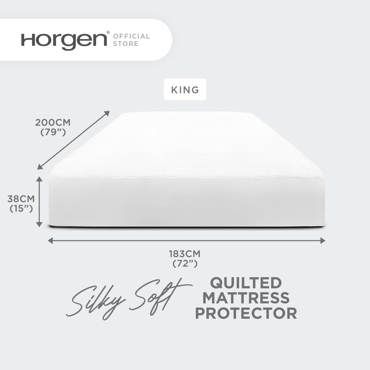 Sleep Essentials Collection, Microfibre Quilted Mattress Protector