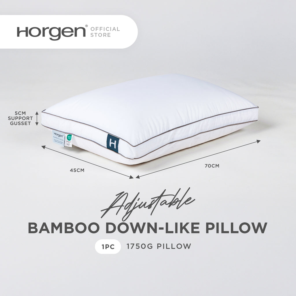 Bamboo Lyocell Collection, Adjustable Down like Pillow