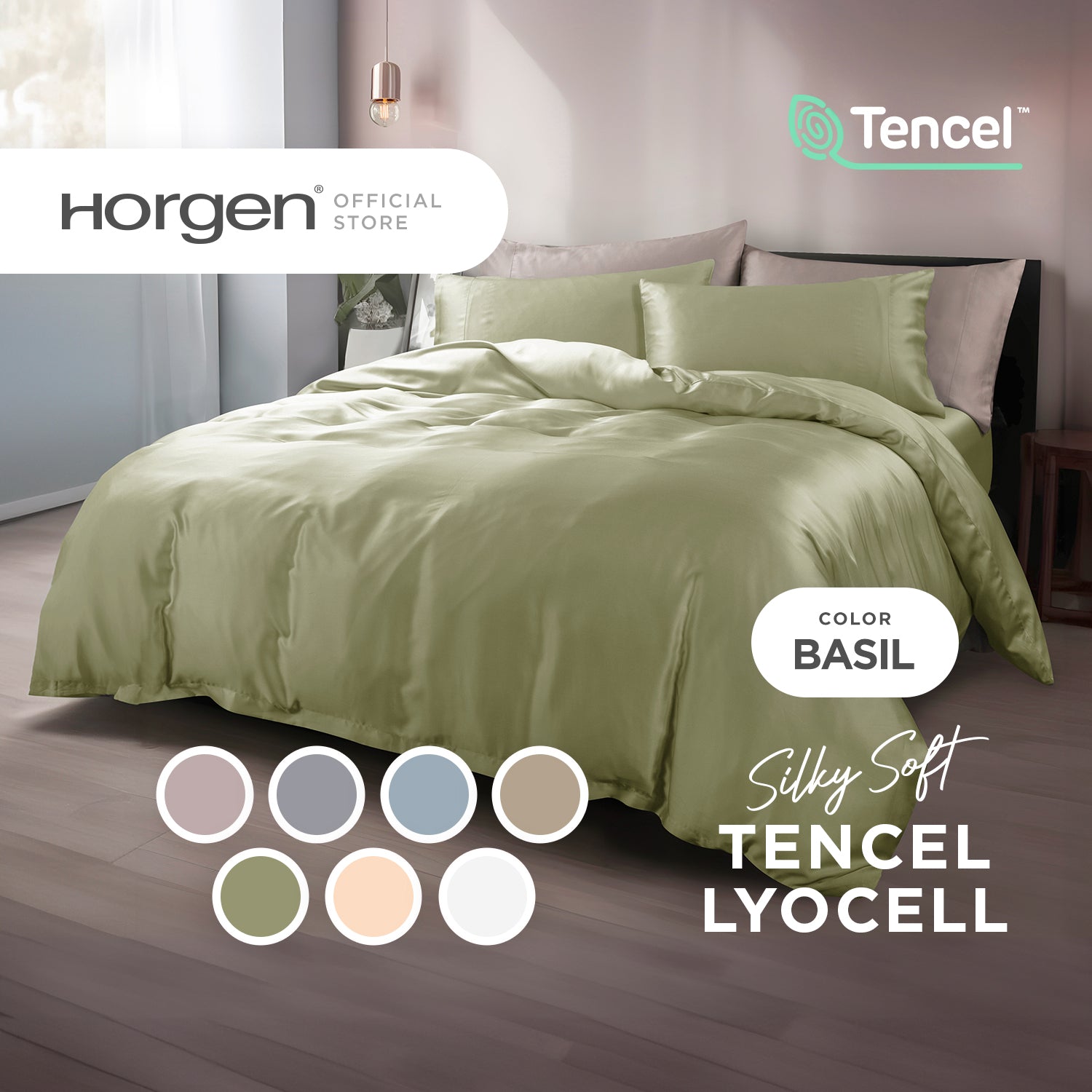 Silky Soft Series, TENCEL™ Lyocell Cara Bed Set (Quilt Cover Included)