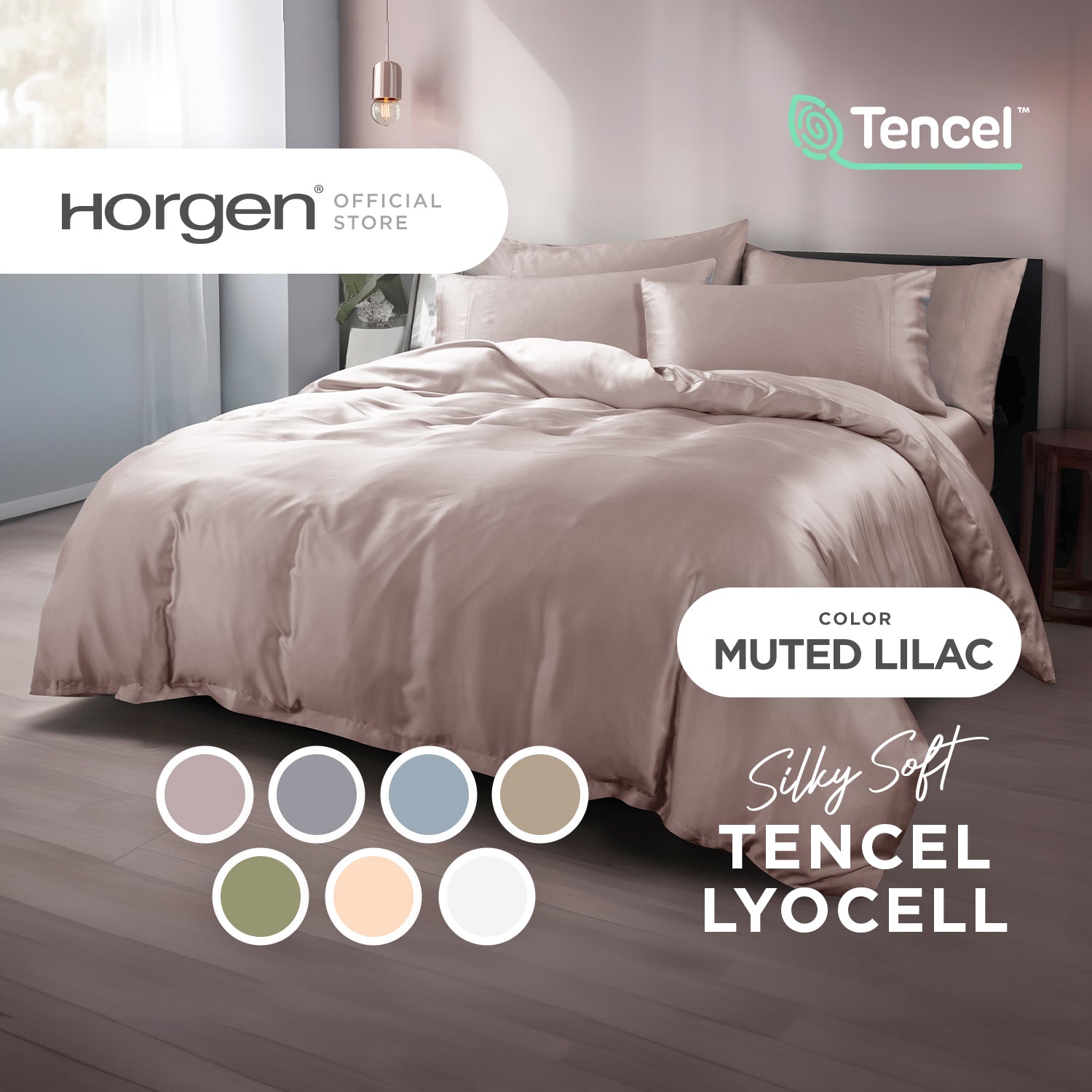Silky Soft Series, TENCEL™ Lyocell Cara Bed Set (Quilt Cover Included)