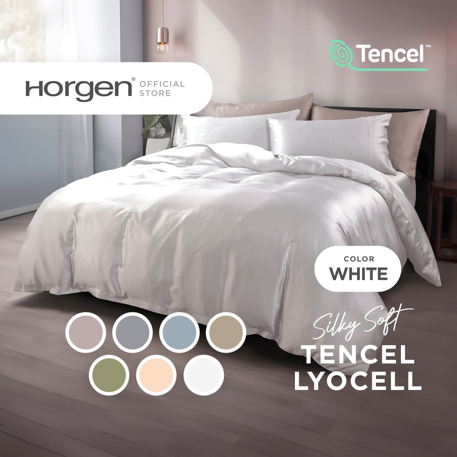 Silky Soft Series, TENCEL™ Lyocell Cara Bed Set (Quilt Cover Included)