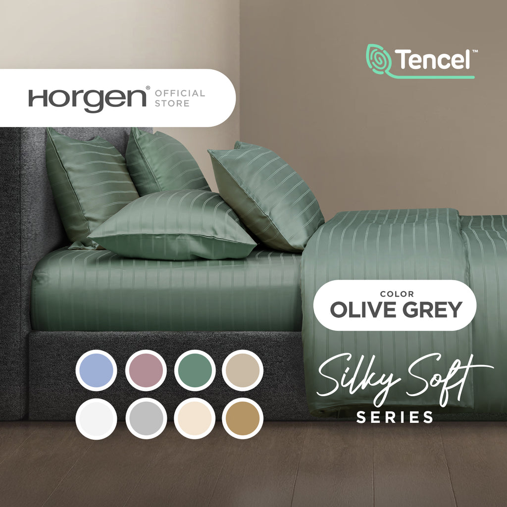 Silky Soft Series, TENCEL™ Jacquard Lyle Fitted Sheet Set (Quilt Cover Excluded)