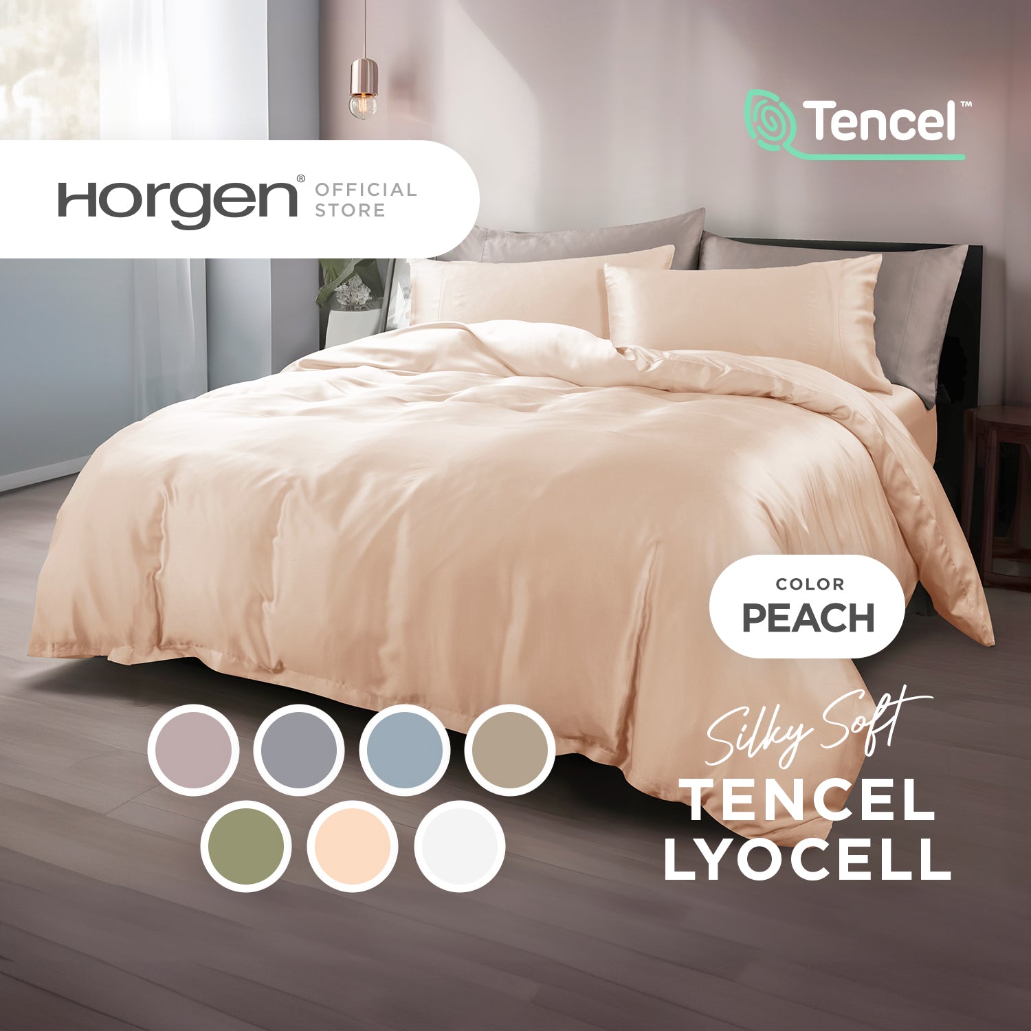 Silky Soft Series, TENCEL™ Lyocell Cara Bed Set (Quilt Cover Included)