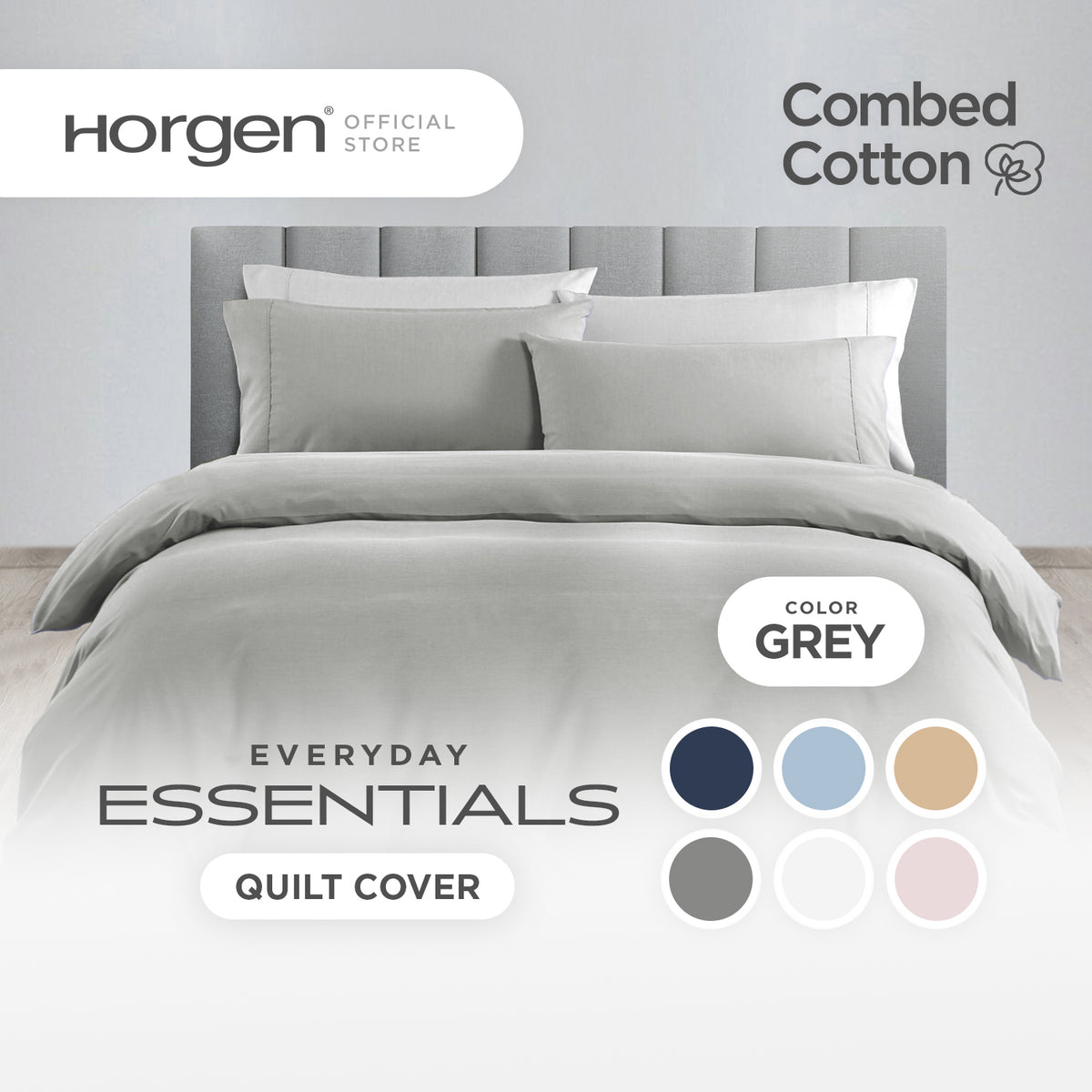 Everyday Essentials, Combed Cotton Series Quilt Cover