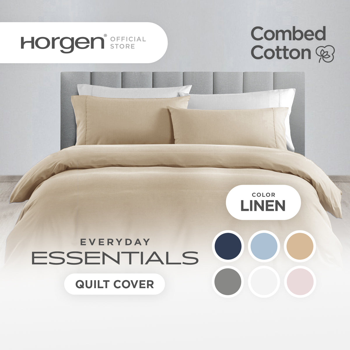 Everyday Essentials, Combed Cotton Series Quilt Cover