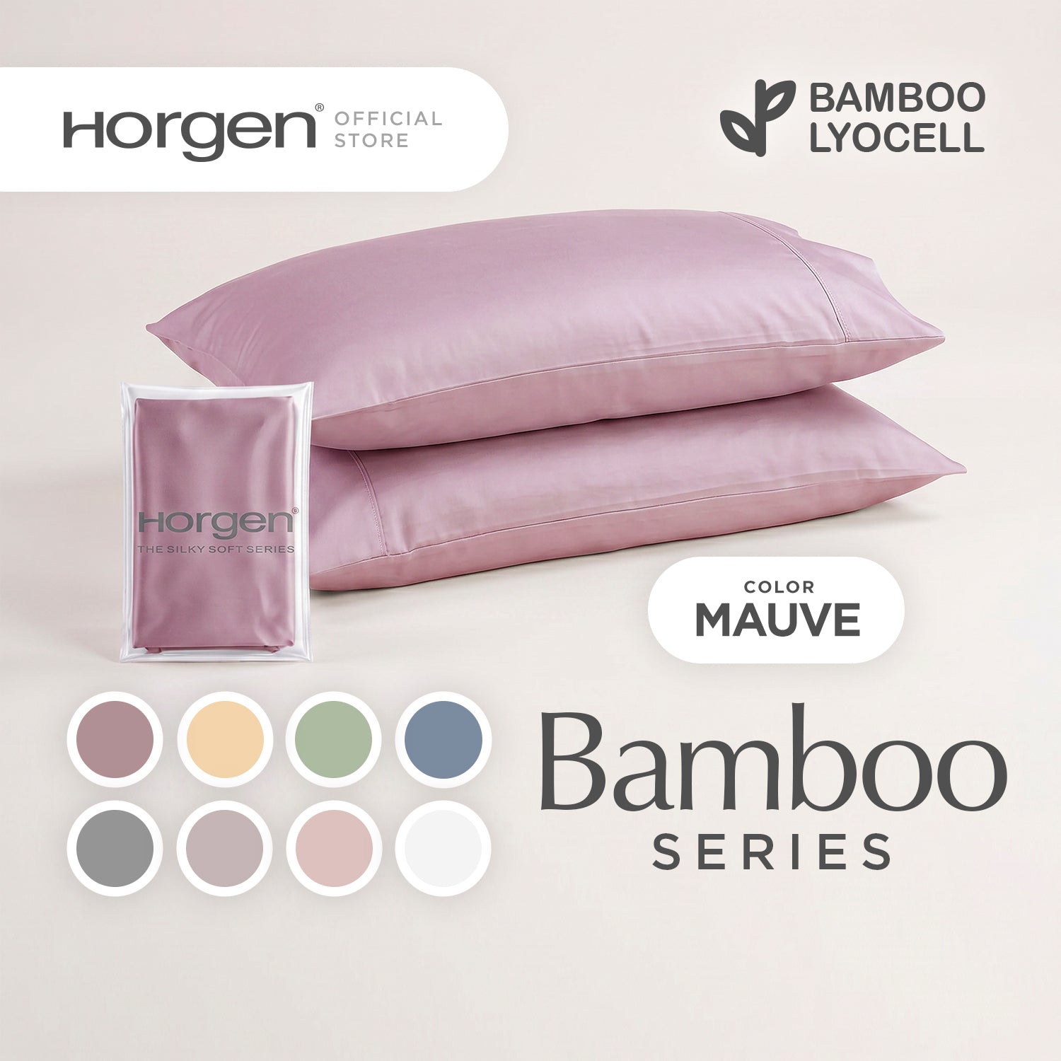 Bamboo Lyocell, Silky Soft Pillowcases