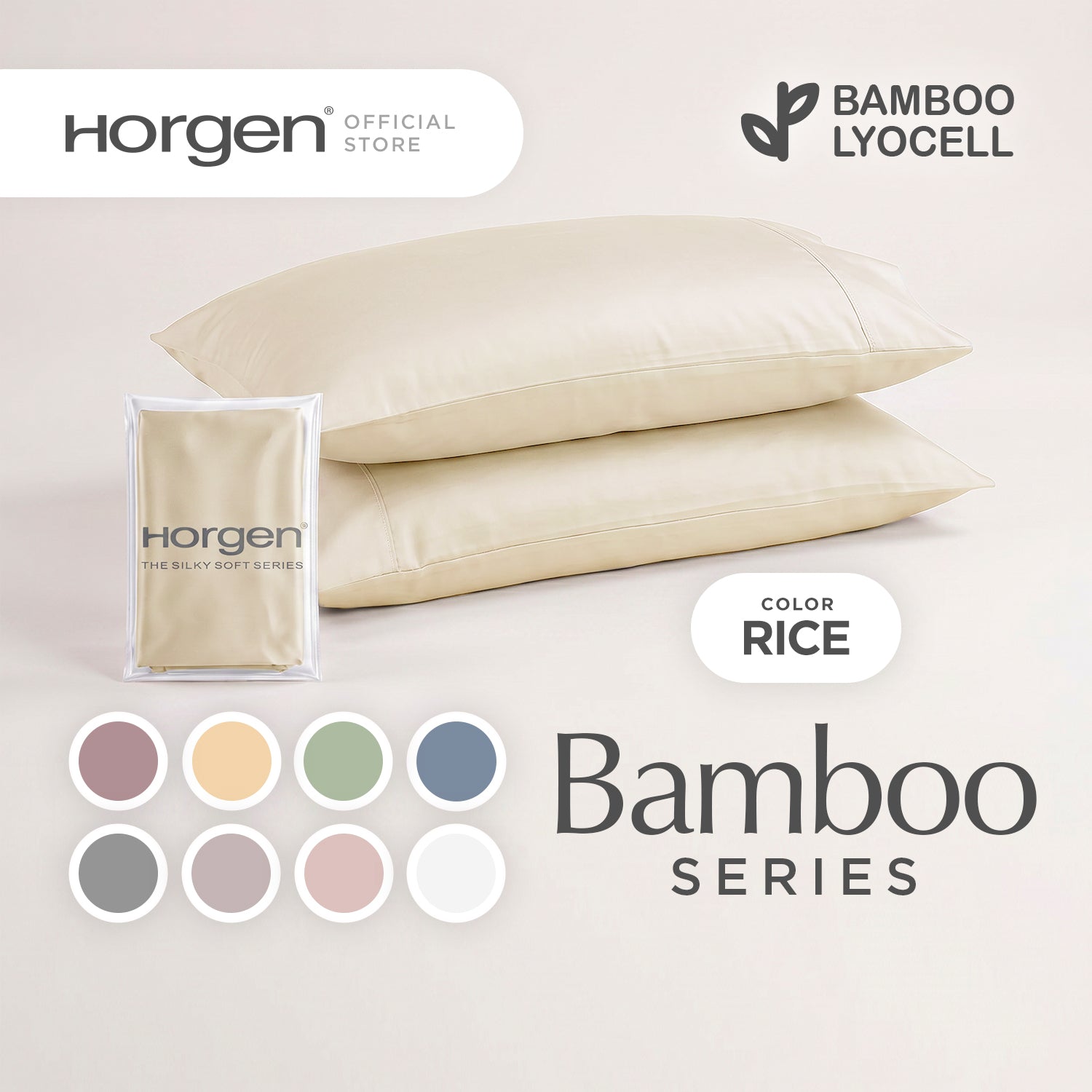 Bamboo Lyocell, Silky Soft Pillowcases