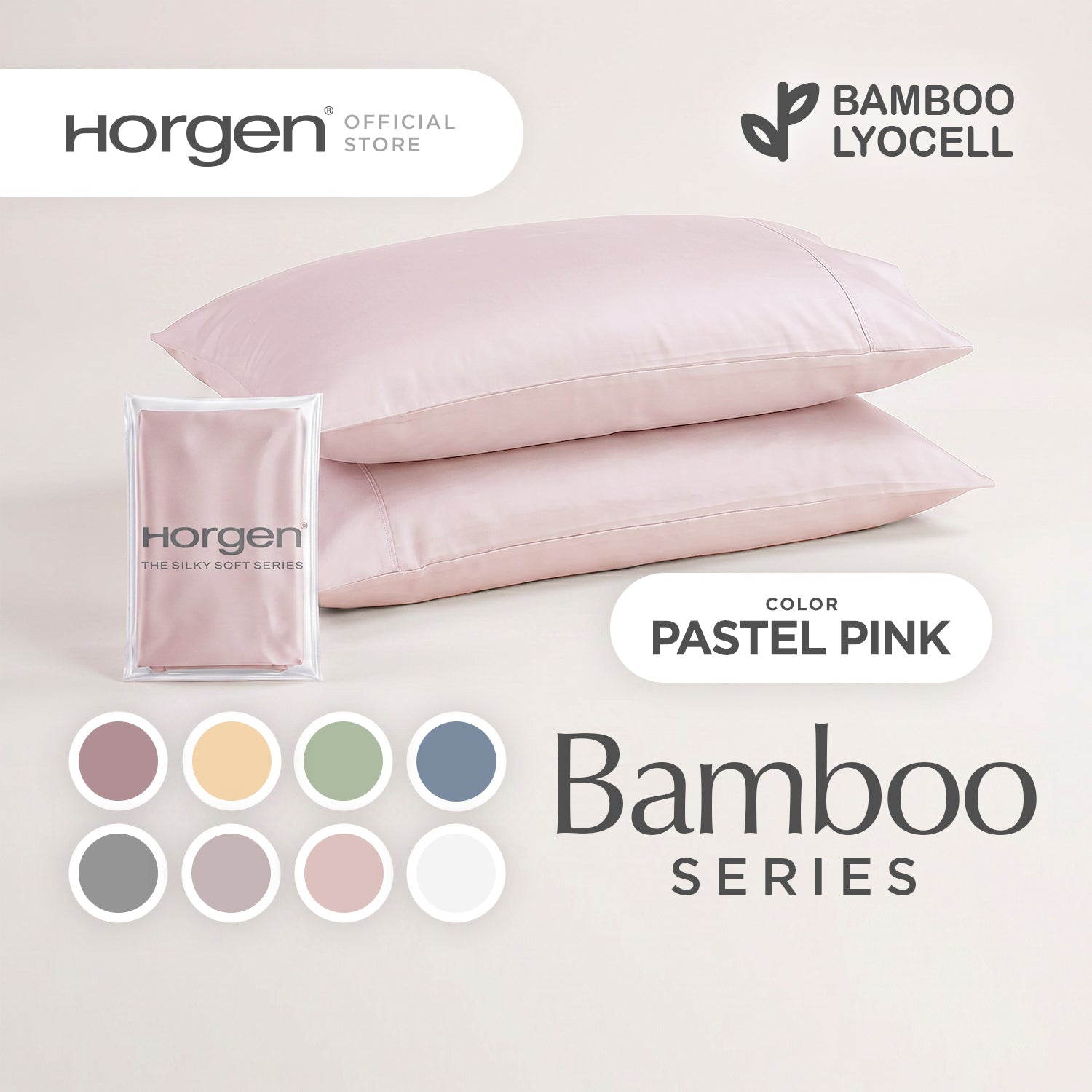 Bamboo Lyocell, Silky Soft Pillowcases