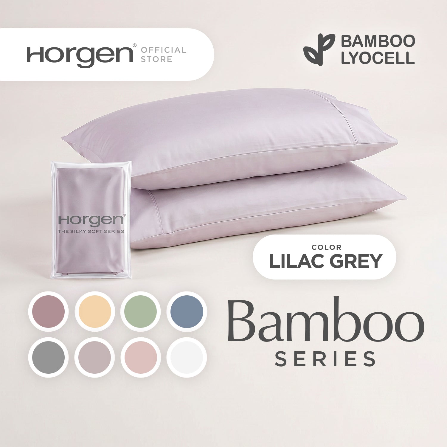 Bamboo Lyocell, Silky Soft Pillowcases