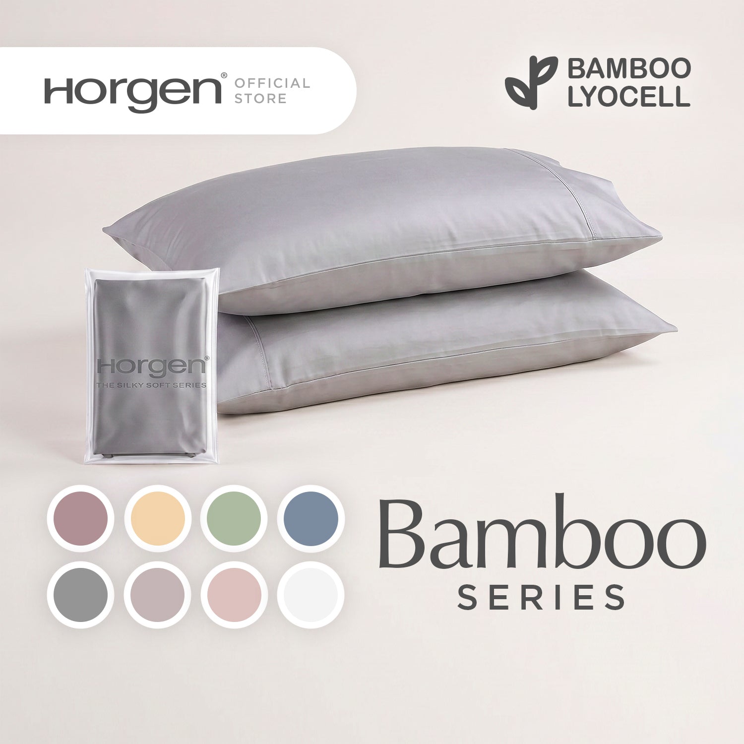 Bamboo Lyocell, Silky Soft Pillowcases