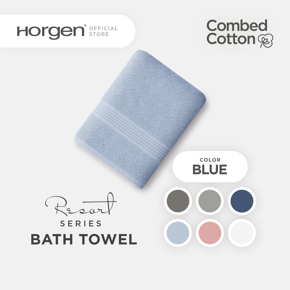 Resort Collection, Combed Cotton Bath Towels
