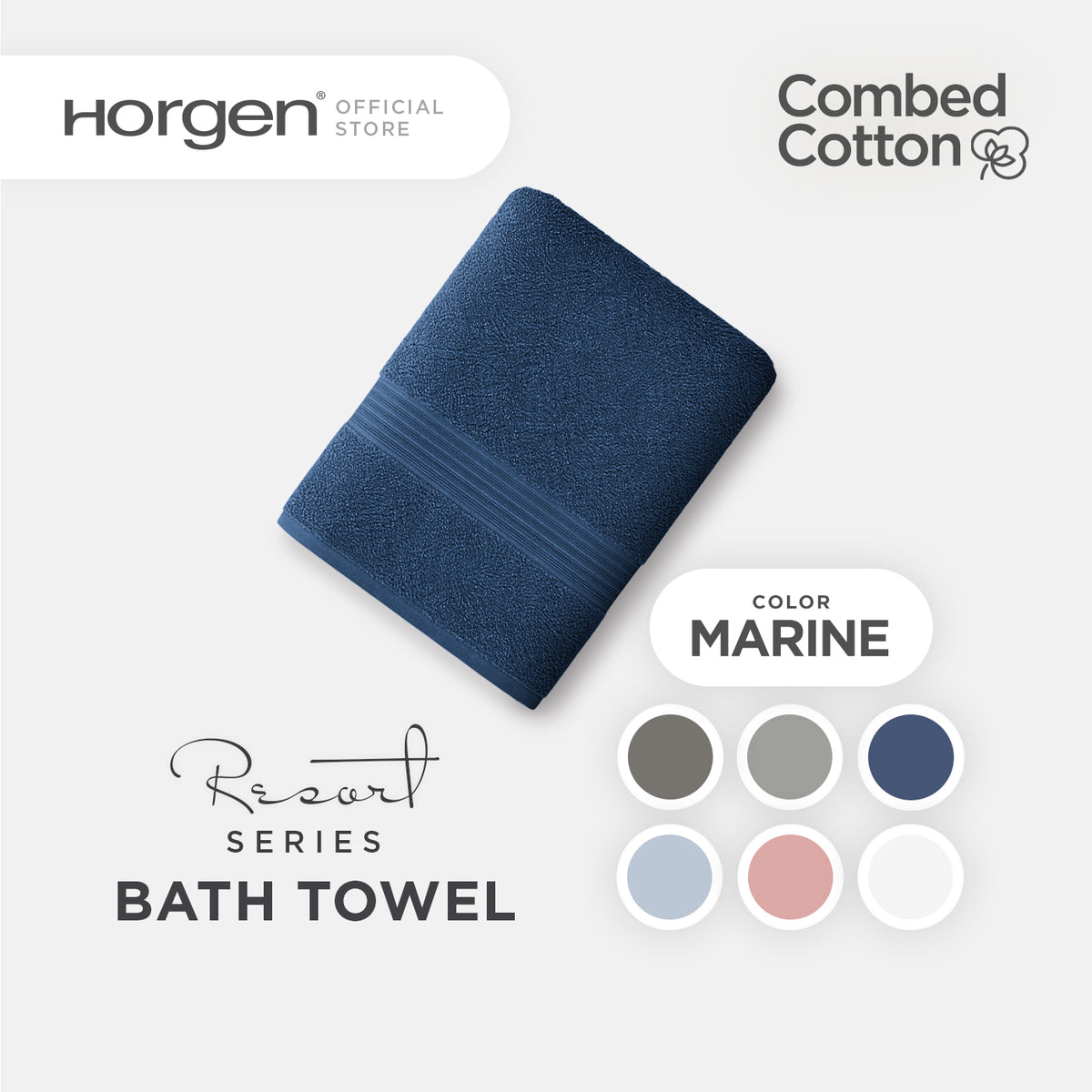 Resort Collection, Combed Cotton Bath Towels