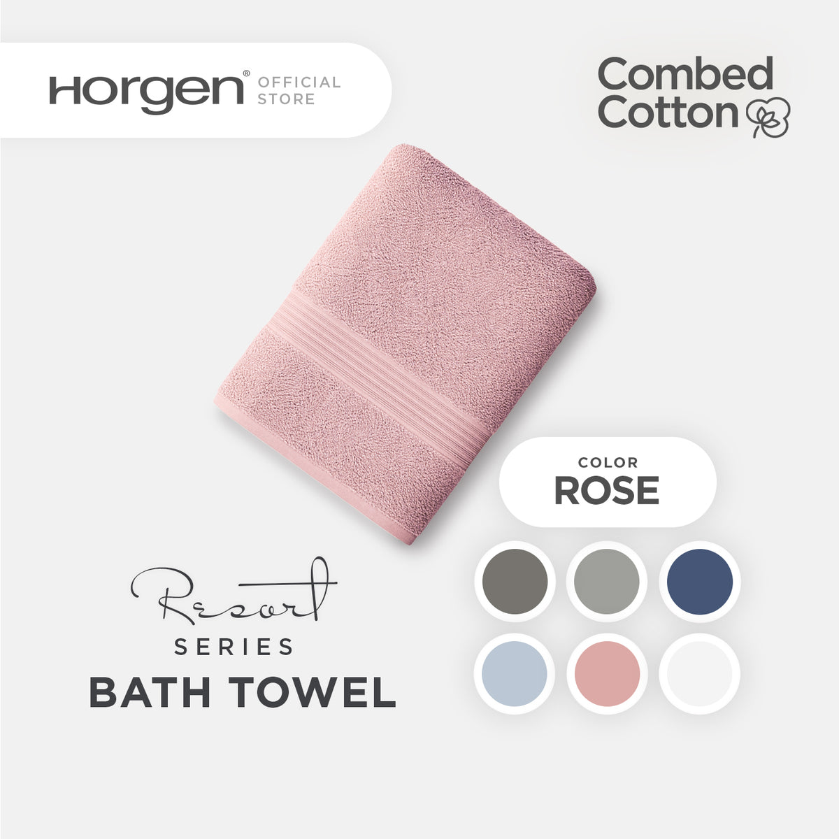 Resort Collection, Combed Cotton Bath Towels