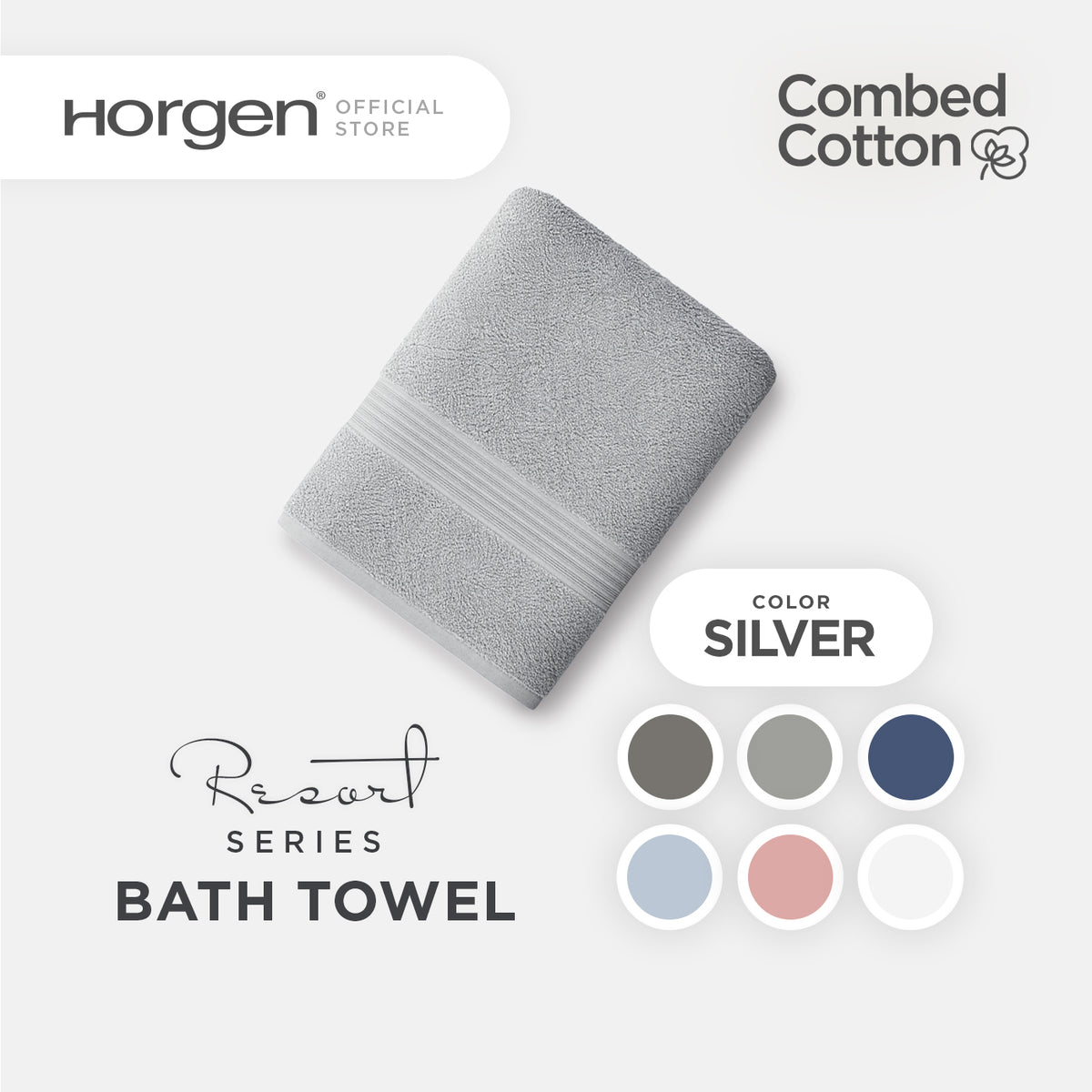 Resort Collection, Combed Cotton Bath Towels