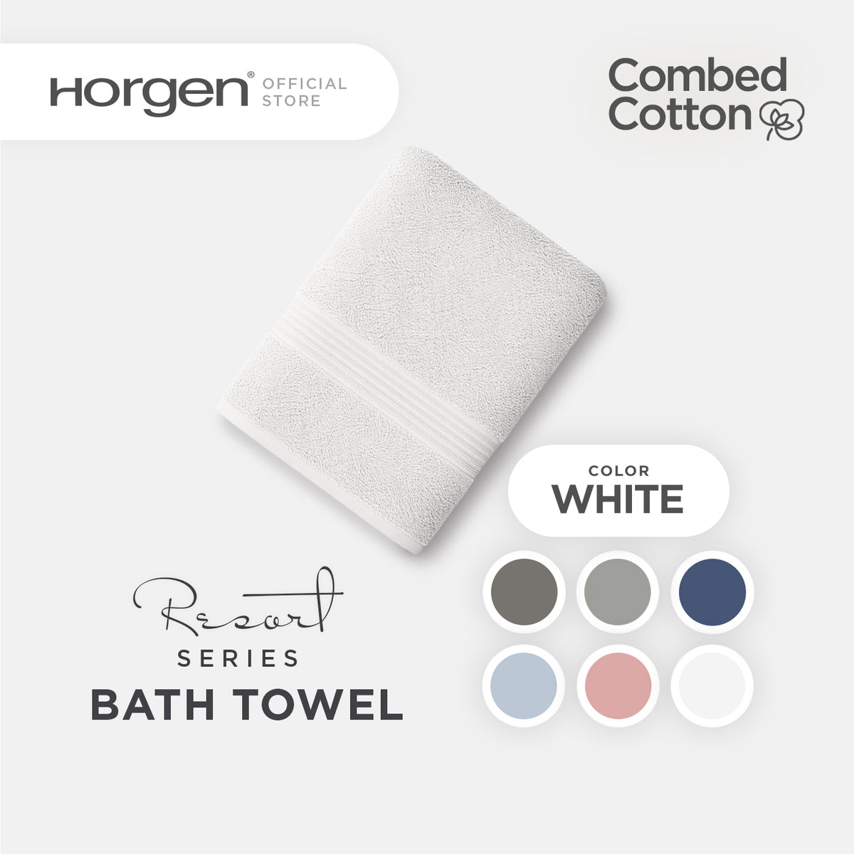Resort Collection, Combed Cotton Bath Towels