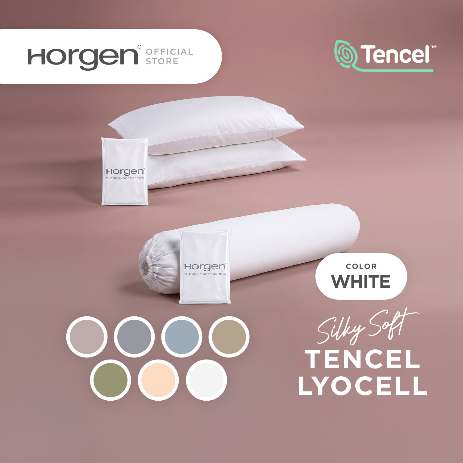Silky Soft Series, TENCEL™ Lyocell Cara Pillowcases