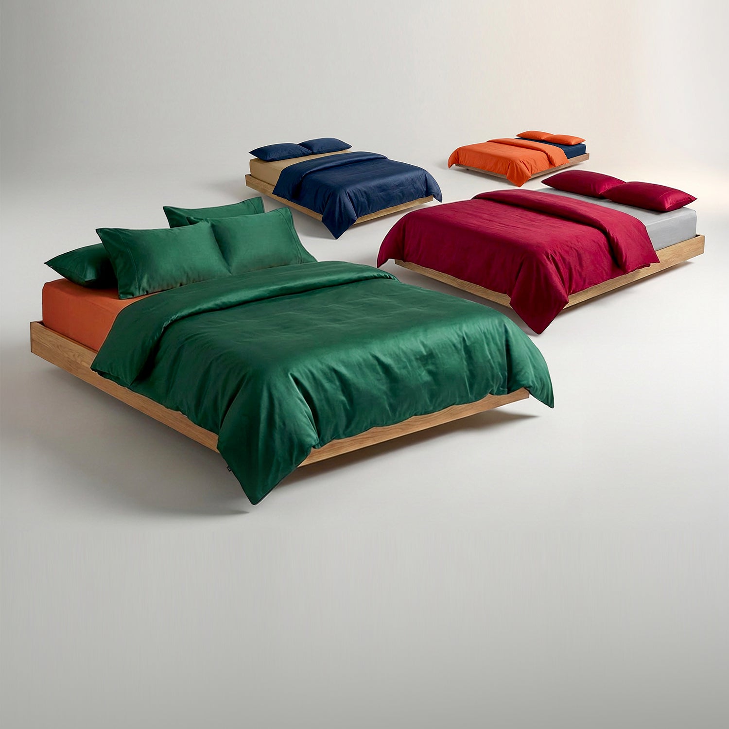Luxe Collection, Deco Series Egyptian Cotton Bed Set (Quilt Cover Included)