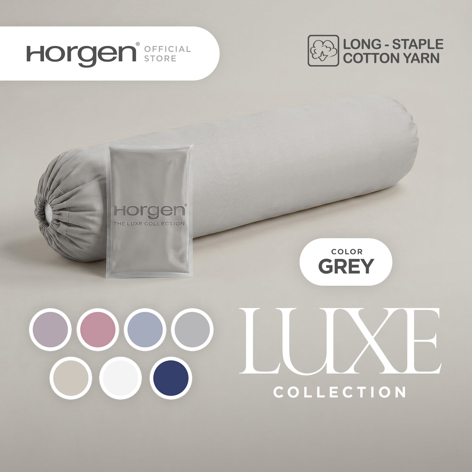Luxe Collection, Hotel Series Egyptian Cotton Barrett Bolstercase