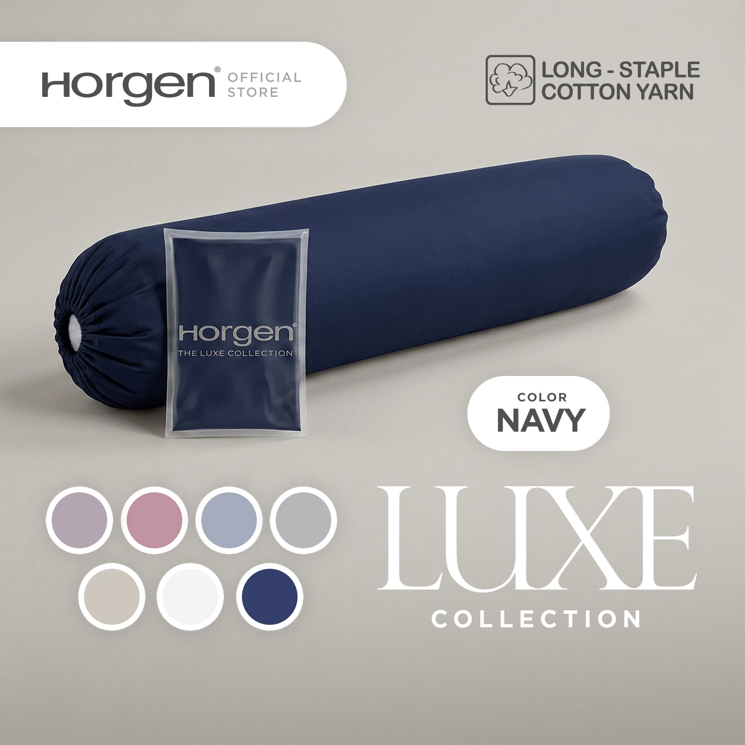 Luxe Collection, Hotel Series Egyptian Cotton Barrett Bolstercase