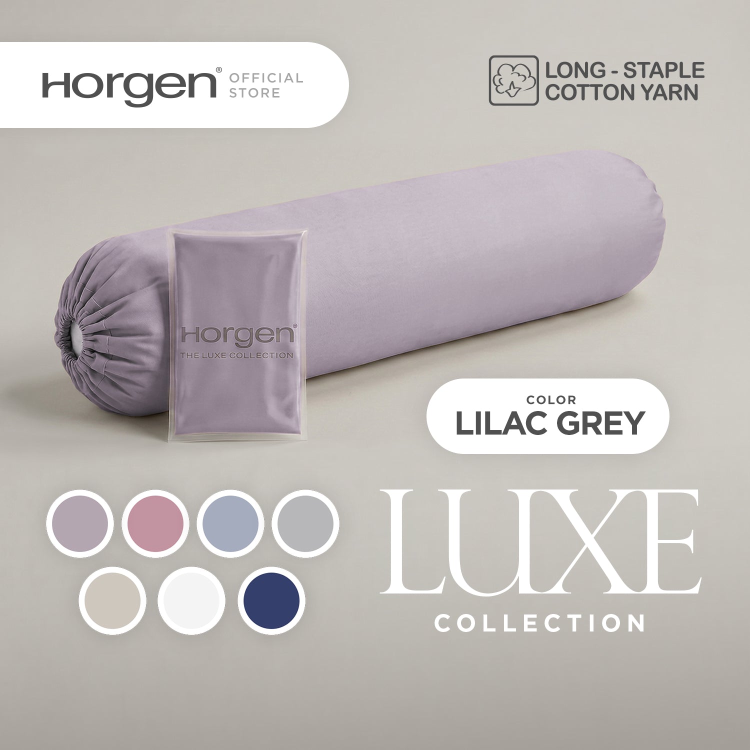 Luxe Collection, Hotel Series Egyptian Cotton Barrett Bolstercase