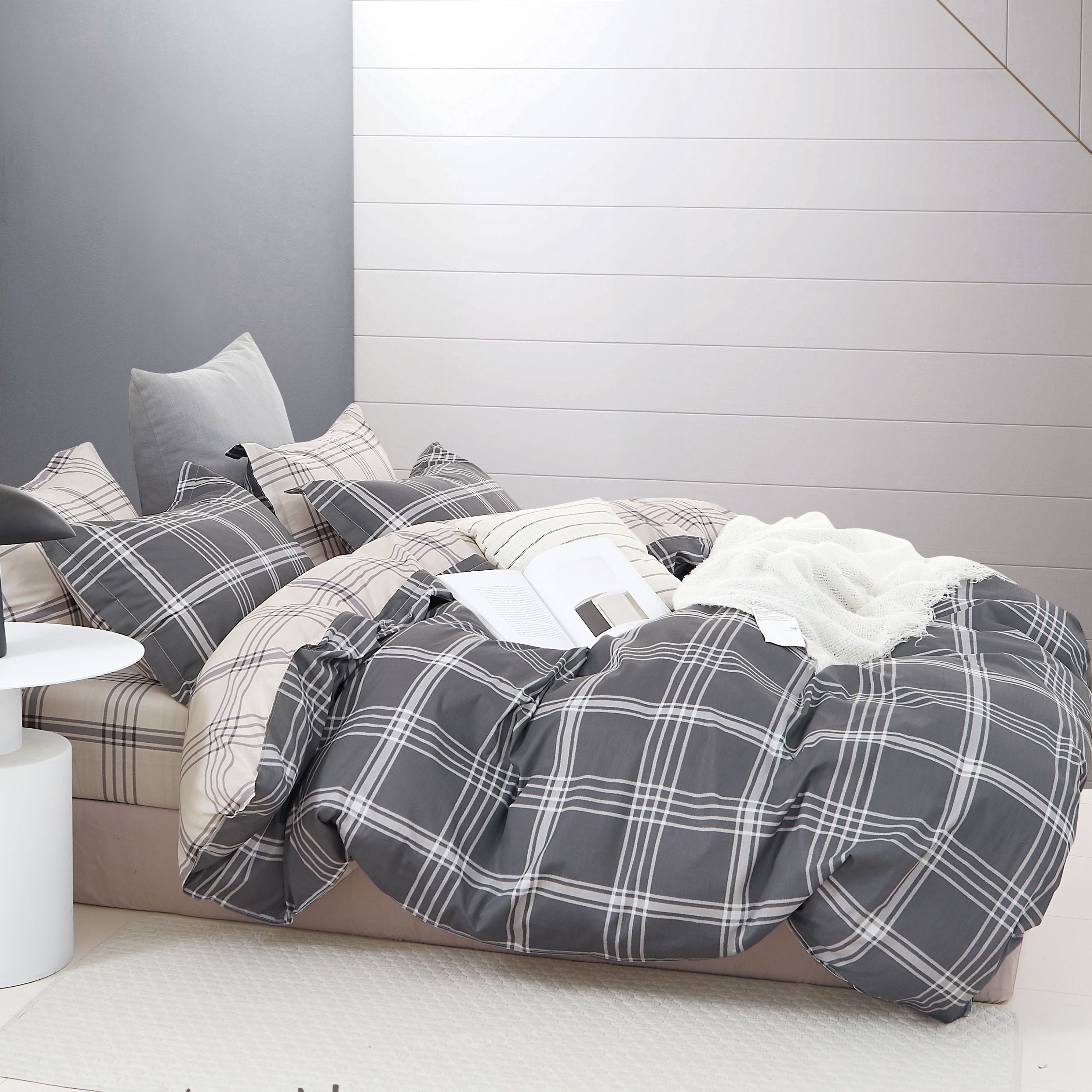 Everyday Impressions, Combed Cotton Fitted Sheet Set (Quilt Cover Excluded)
